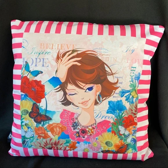 NICOLE LEE XOCHIL FASHION ACCENT PILLOW COVER - Picture 3 of 16